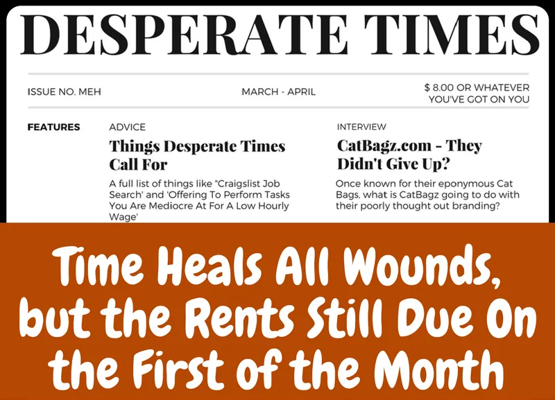 CatBagz.Com Featured in the April 2017 Edition of 'Desperate Times'