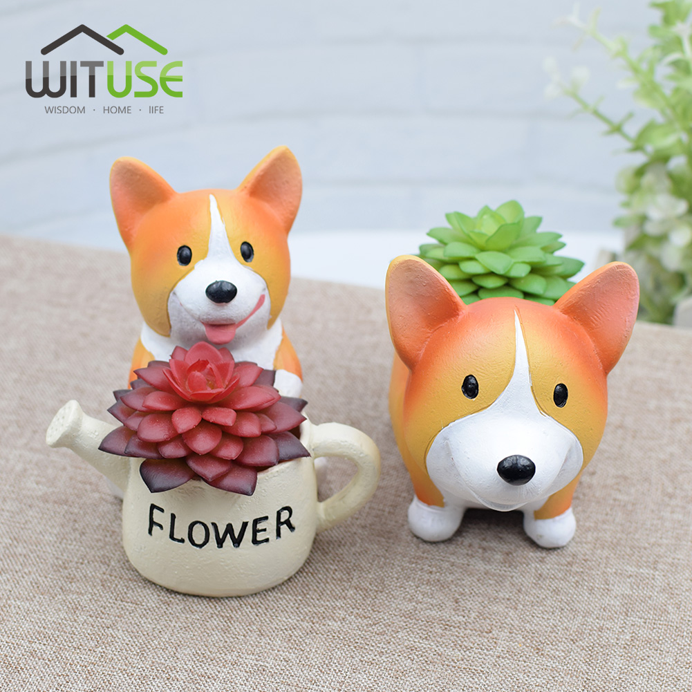 CatBagz.com Presents - Twelve Days of Catmas - Day Seven - Corgi planters for Corgi enthusiasts.
