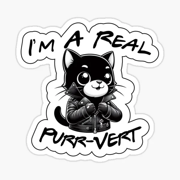 I'm a Real Purr-Vert (Leather)