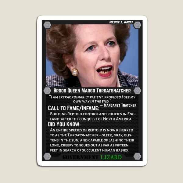 Lizard People Both Famous and Infamous – Brood Queen Margo Throatsnatcher
