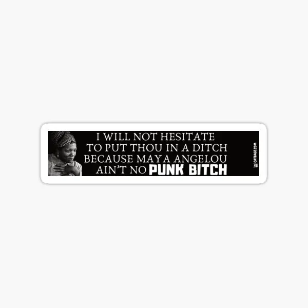 Maya Angelou Ain't No Punk Bitch