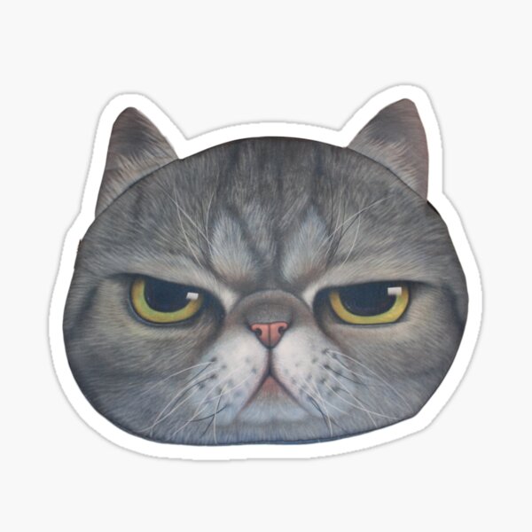 Smokey the Cat Bag Sticker