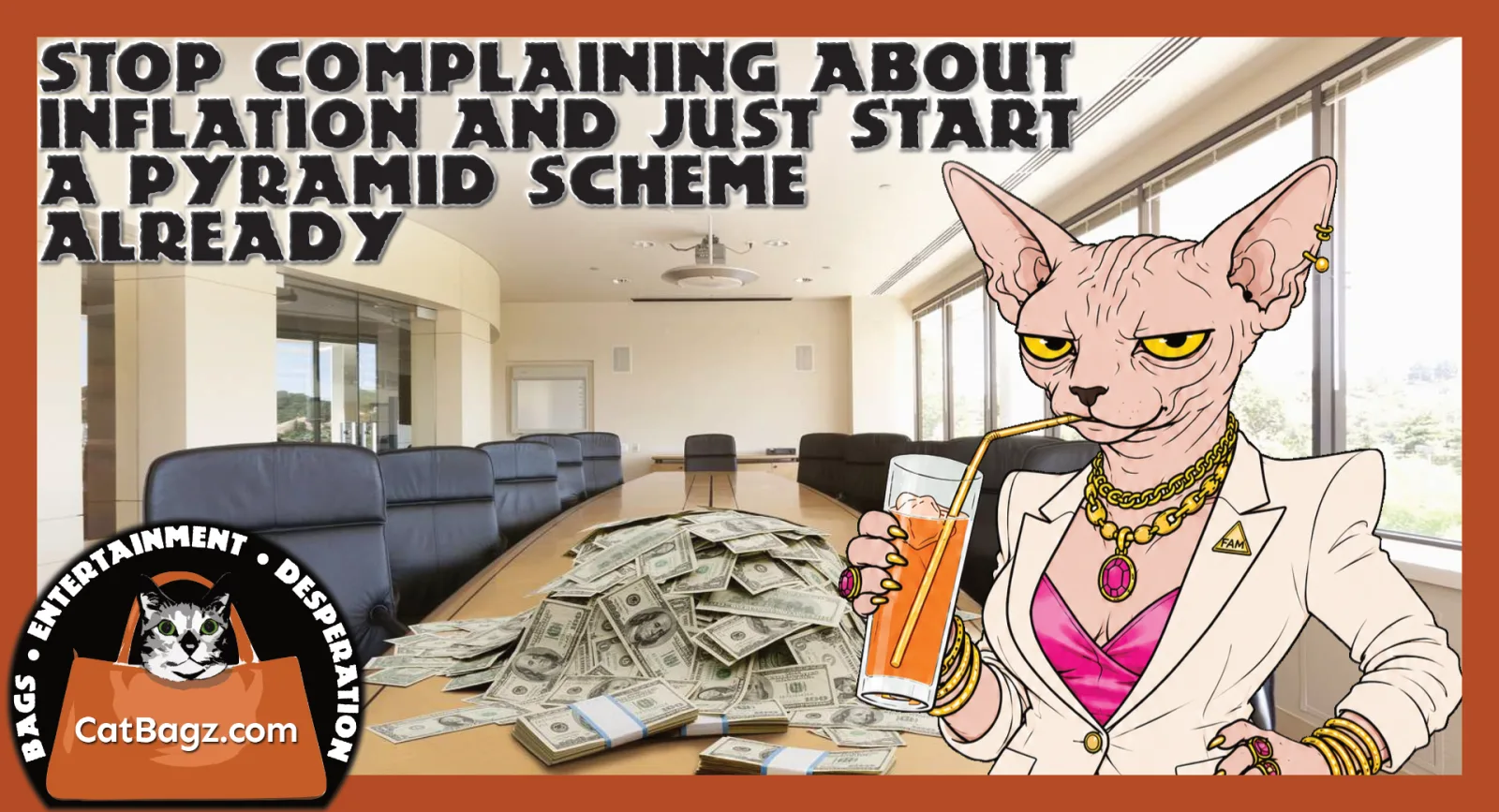 Stop Complaining About Inflation and Just Start a Pyramid Scheme Already