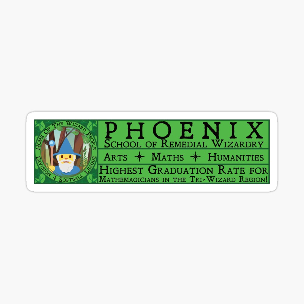 phoenix-school-of-remedial-wizardry-sticker-catbagz